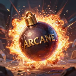arcane style bomb, 💣 💥, 💣 💥, 💣 💥💣 💥,  bomb explosion, 💣 💥, 💣 💥,  💥, bright art masterpiece artstation. 8k, sharp high quality artwork in style of Jose Daniel Cabrera Pena and Greg Rutkowski, concept art by Tooth Wu, blizzard warcraft artwork, hearthstone card game artwork,  exploding, grenade explosion