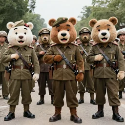 d - day but all the men are mascots historical photo