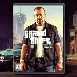 Walter White in Grand Theft Auto V cover art