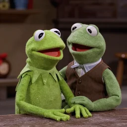 “kermit the frog (The Muppets) in The Royal Tenenbaums (2001)”