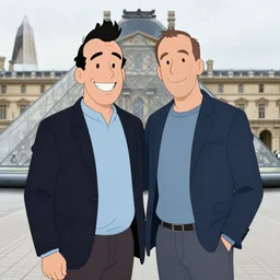 alfred e. neuman visits the louvre by mort drucker and al jaffe, what me worry? missing tooth grin