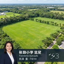 a realtor photo of some land for sale