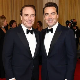 silvio berlusconi meets blake mitchell at the new york grand gala