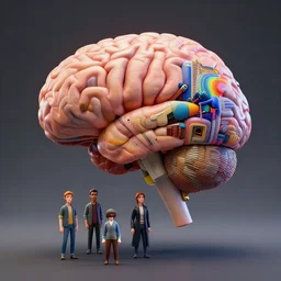 human brain by beeple artgerm, gonsalves, amanda sage, bauhaus, pennington, bernardi, kinkade, elson, mcquarrie, lacoste, rhads, syd mead, masson, frank stella, zeitguist, reinaldo, pedro conti, dalmiro buigues, de souza, 3 d artist, cgi, artstation