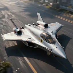 a concept art of a ferrari starship fighter jet, artstation
