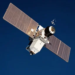 There are shit of you from up side of a satelite