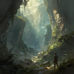a journey into the depths of possibilities. fantasy, digital painting, hd, detailed.