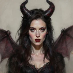 liz cheney as satan, digital painting, extremely detailed, 4 k, intricate, brush strokes, mark arian, artgerm, bastien lecouffe - deharme