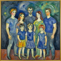 portrait of a family of six, by robert delaunay endless rhythm