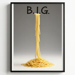 the notorious b. i. g. as a thin string of spaghetti, shaded lighting poster by magali villeneuve, artgerm, jeremy lipkin and michael garmash, rob rey and kentaro miura style, trending on art station