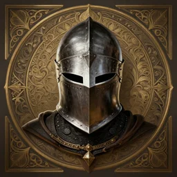 perfectly - centered - portrait of a templar knight helmet design inspired by dracula, intricate, highly detailed, digital painting, artstation, concept art, smooth, sharp focus, illustration, unreal engine 5, 8 k, art by artgerm and greg rutkowski and alphonse mucha