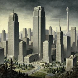 A mysterious futuristic brutalist soviet city by Hieronymus Bosch and zdzisław beksiński