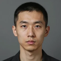 detailed portrait of an asian american man in his 3 0 s, by lucian freud, francis bacon, john chamberlain, willem de kooning, andreas franke, jean giraud, rob gonsalves, james gurney, james jean, ruan jia, gustav klimt