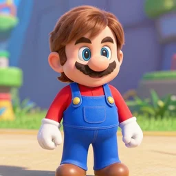 Screenshot of Emma Watson in Super Mario Bros