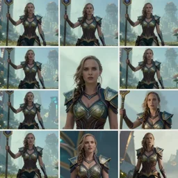 action shoots of Natalie Portman as Kaisa in League of legends, multiple angles, hyper realistic, cinematic, imax, 4K, live action