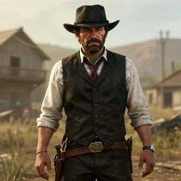 Ben affleck as a character in red dead redemption 2