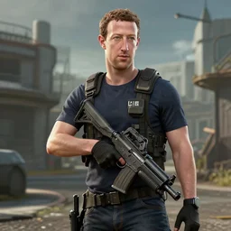 Mark Zuckerberg as a Rainbow Six Siege operative