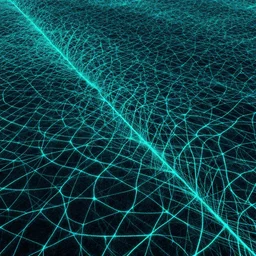 glowwave voronoi fracture, carpet pattern, 9 0 s