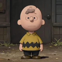 Charlie Brown if he was a war criminal in 1945, somber, dark, Frank Weston Benson,