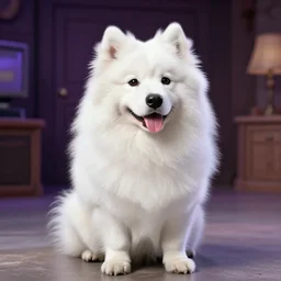 samoyed with an attitude, 1 9 9 0 s video game mascot