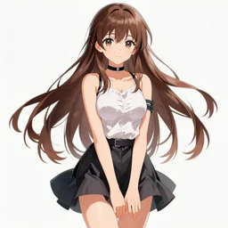“ anime cute and beautiful full body female, love comedy girl, highly intricate detailed, light and shadow effects, intricate, highly detailed, digital painting, art station, concept art, smooth, sharp focus, illustration, advanced digital anime art ”