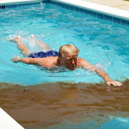 Trump is swimming in a pool of shit