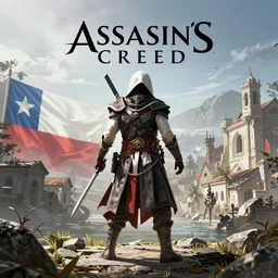 cover art of the next assassin\'s creed game taking place in Chile