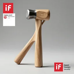 single hammer of the gods ; designed by c. a. k. e., marc newsom, zaha hadid, blond ltd, layer design ; natural materials ; industrial design ; behance ; le manoosh ; pinterest ; if design award ; reddot design award