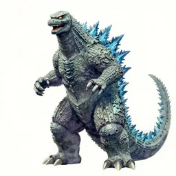 godzilla in the style of ken sugimori, watercolor illustration