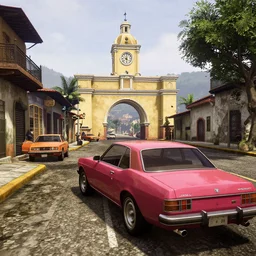 guatemala city if it was a game like grand theft auto v, with realistic visuals and award winning gameplay