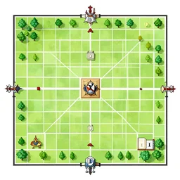 d & d battle map with grid