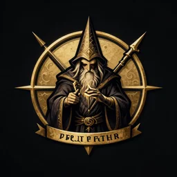 powerful wizard logo by simon kennedy
