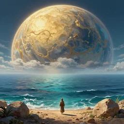 biblical cosmology, the firmament is the vast solid dome created by god during his creation of the world to divide the primal sea into upper and lower portions so that the dry land could appear hyperrealism