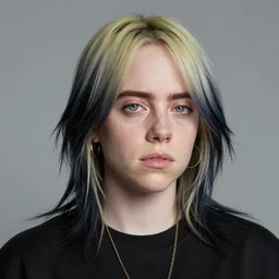 billie eilish as a pixar character, portrait, high quality, 8 k, soft lighting, realistic face, path traced, by frank frazetta, simon bisley, brom