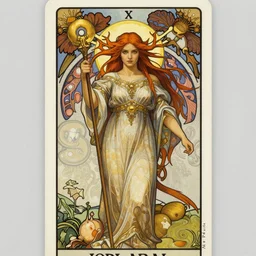 jodi arias, goddess of vengeance, tarot card, highly detailed, digital painting, smooth, sharp focus, illustration, ultra realistic, 8 k, art by artgerm and alphonse mucha