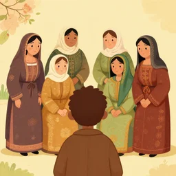 a brown man with 40 wives.