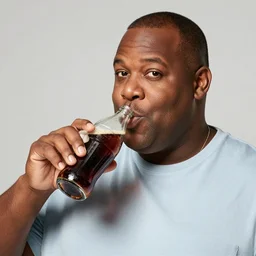 steve harvey drinking coke