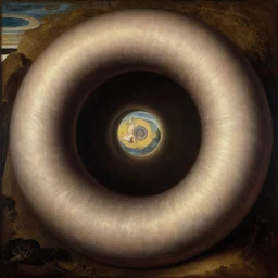 renaissance painting of a wormhole