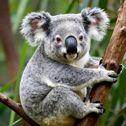 3 d anaglyph photo of a koala