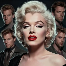 retrofuturistic marylin monroe, close up, quint buchholz, wlop, dan mumford, artgerm, liam brazier, peter mohrbacher, raw, featured on artstation, octane render, cinematic, rugged, intricate, 8 k