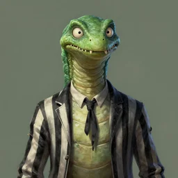 portrait of Sandworm from Beetlejuice in Society (1989), highly detailed, centered, solid color background, digital painting, artstation, concept art, smooth, sharp focus, illustration, peter giancola, Joseph Christian Leyendecker, Les Edwards, Ed Repka, Basil Gogos, WLOP, Artgerm
