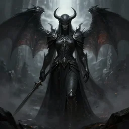 god of shadows, fantasy digital art