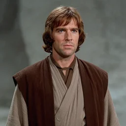 film still of Marlon Brando as Obi Wan Kenobi in Star Wars 1977