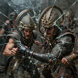 the best lack all conviction while the worst are full of passionate intensity, battle of good versus evil, insanely detailed and intricate, hyperrealistic, seen through broken glass, not framed