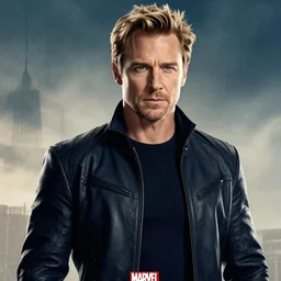 jeremy strong in the marvel cinematic universe, movie poster, official marvel media, highly detailed