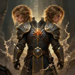 amazing masterclass symmetrical portrait of bob from runescape, hearthstone splash art, deiv calviz, splash art, natural light, elegant, intricate, fantasy, atmospheric lighting, by greg rutkowski, hearthstone splash art, hd wallpaper, ultra high details, cinematic composition, professional unique master piece