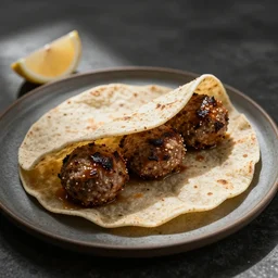 tortilla with meatballs in a secret society