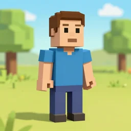 mark zuckerberg as low poly game character