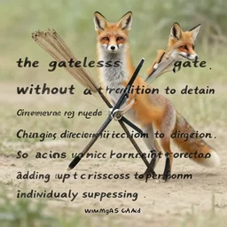 wumenguan / the gateless gate / without a tradition to detain | | an irreverent five hundred develop rough fox bodies, changing direction to change direction so as to not crisscross adding up to perform individually surpassing blame.
