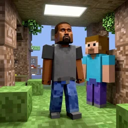 kanye west trapped inside minecraft